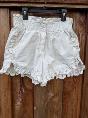 Sea New York Lace-Trim Paperbag Waist Women's Shorts